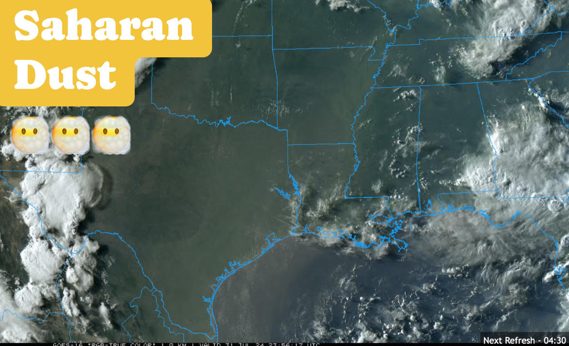 Visible Satellite GOES-16 | Valid 6:56 PM CDT July 31, 2024 | Courtesy College of DuPage